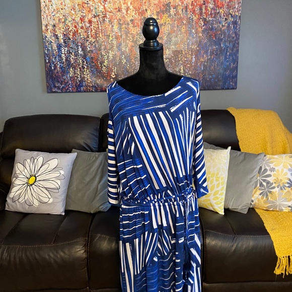 Calvin Klein Blue Dress - Picture 3 of 5